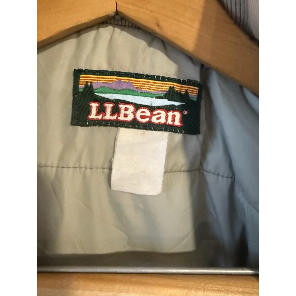 LL Bean Penobscot‎ Parka Mens Large Gray Blue Vintage Hooded Winter Jacket Coat